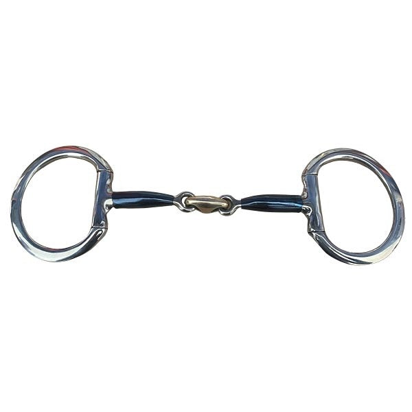 Blue Sweet Iron Eggbutt Lozenge Bit