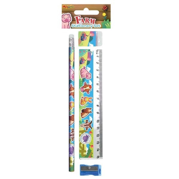 Farm Animal Stationery Set (Pack of 24) Perfect for party bag fillers