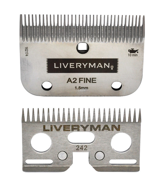 Liveryman A2 Blade Set Cutter & Comb Fine 1.5mm