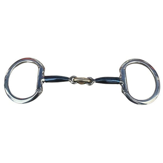 Blue Sweet Iron Eggbutt Lozenge Bit