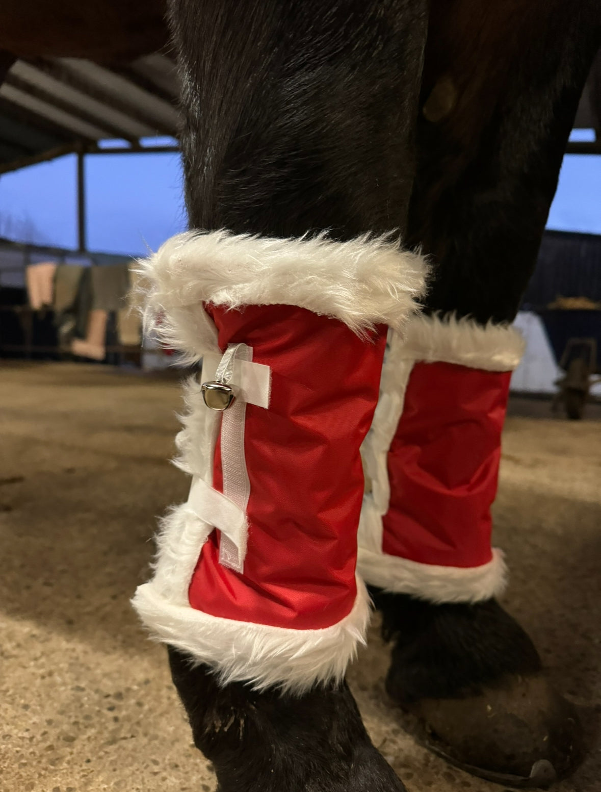 Set of 4 Christmas leg wraps