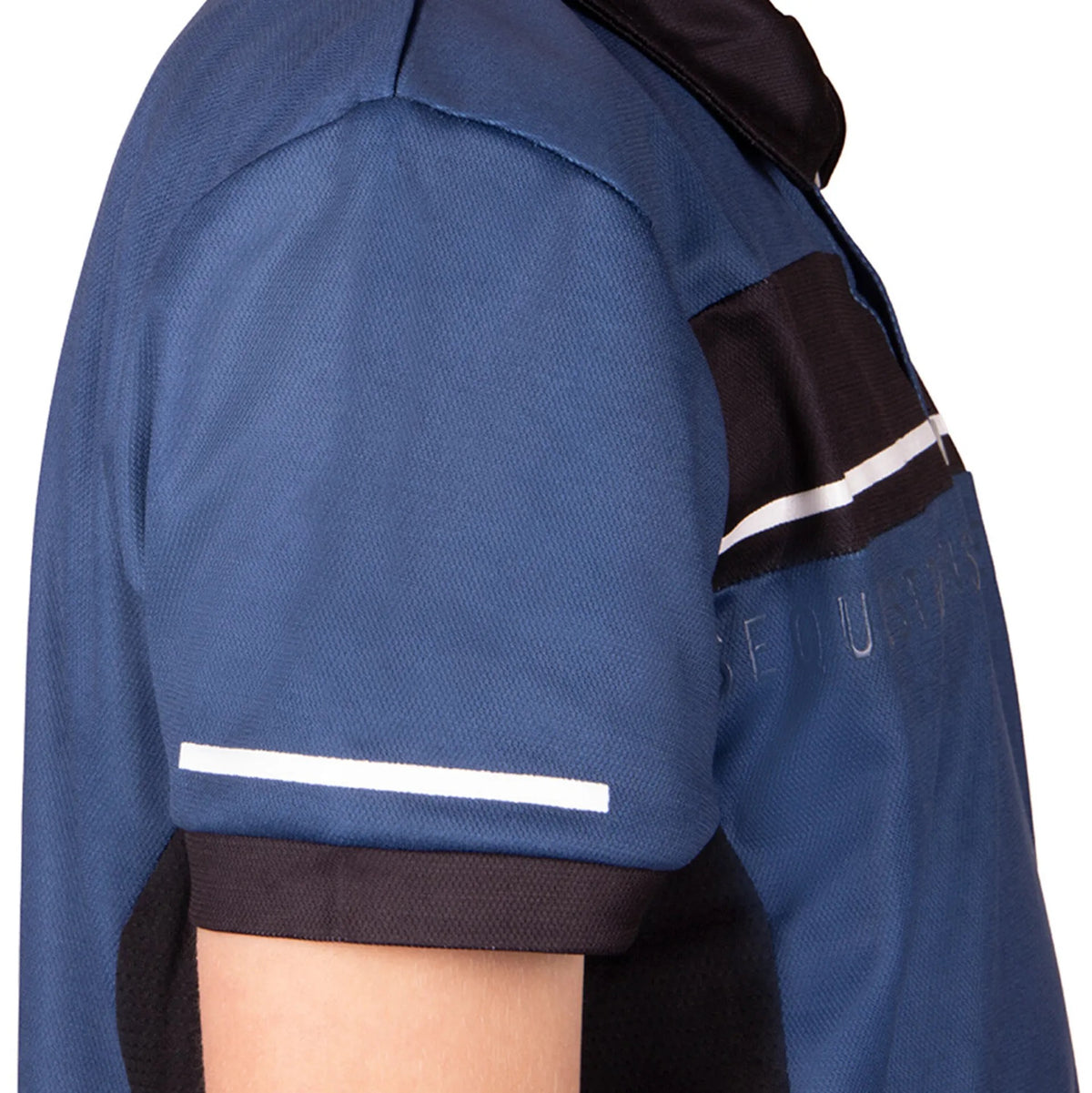 QHP Sport shirt Kai Junior-Black/Blue-128