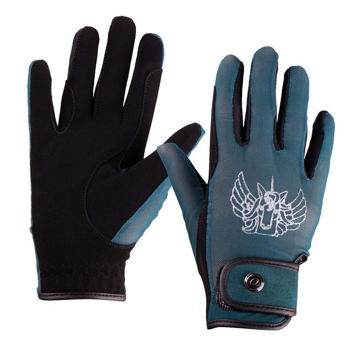 QHP Glove Veerle mesh-Teal-XXS