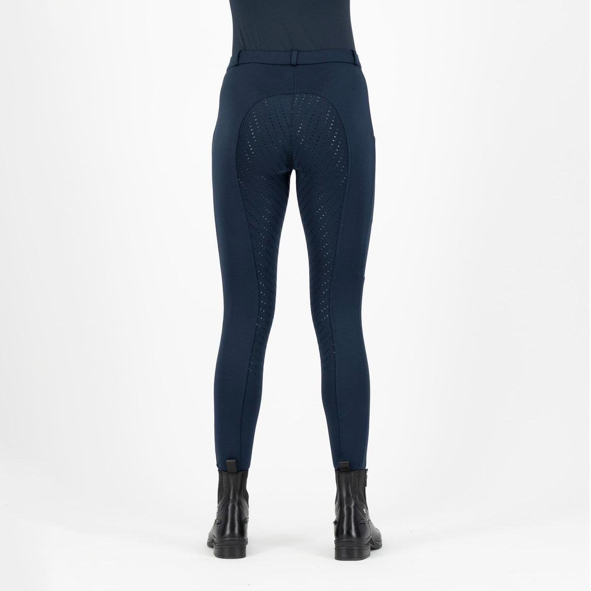 Euro-Star ERJoy Full Grip Kids Riding Breeches-Navy-122