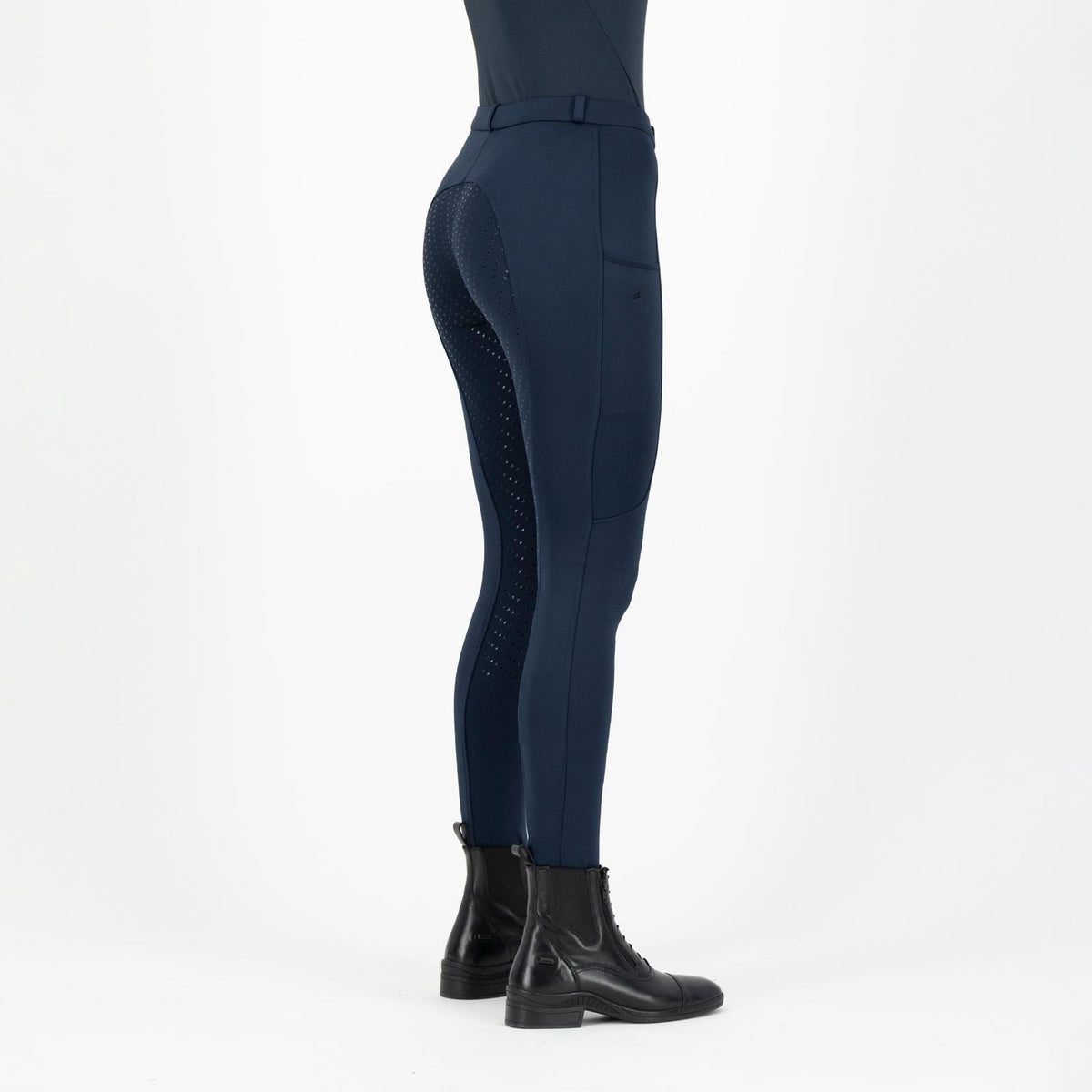 Euro-Star ERJoy Full Grip Kids Riding Breeches-Navy-152