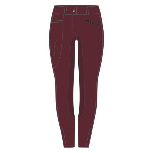 Euro-Star ERJoy Full Grip Kids Riding Breeches-Velvet Rose-140