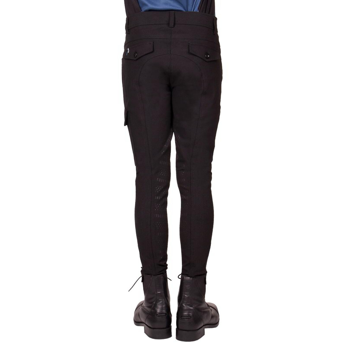 QHP Breeches Swen Junior leg grip-Black-176