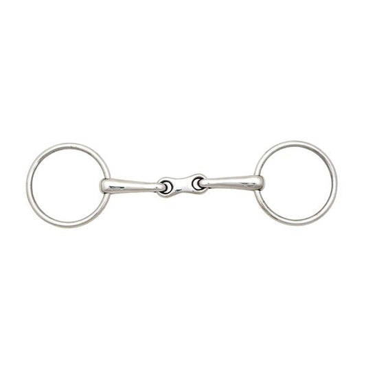French Thin Mouth Snaffle Bit - Size 5 1/2"