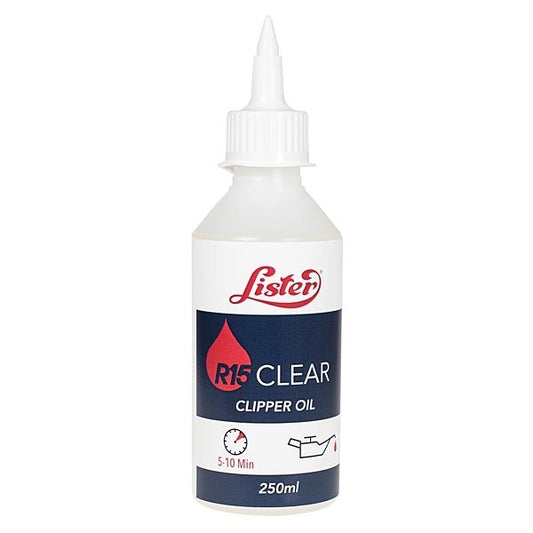 Lister R15 Clear Clipper Oil (250ml)