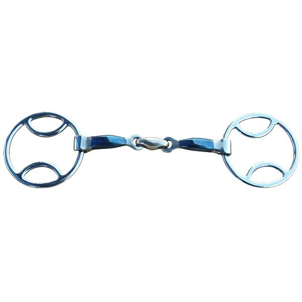 Blue Sweet Iron Loop Ring Lozenge Bit