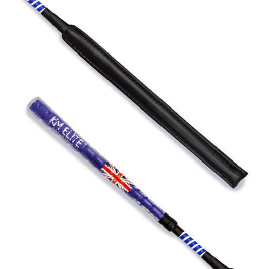 KM Elite Cush Grip Jump Bat Whip-Purple-65cm