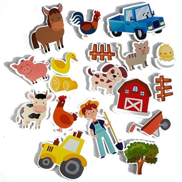 Bath Time Stickers: Farm