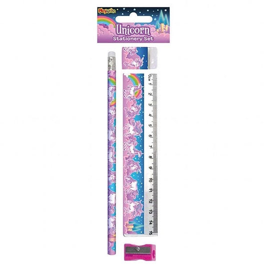 Unicorn Stationery Set - Pack of 24 ideal for party bag fillers