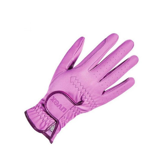 Uvex Sportstyle Kids Riding Gloves-Violet-4.5