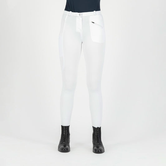 Euro-Star ERJoy Full Grip Kids Riding Breeches-White-152