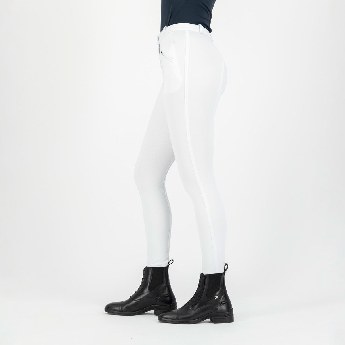 Euro-Star ERJoy Full Grip Kids Riding Breeches-White-122