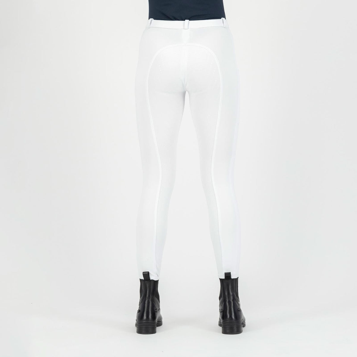 Euro-Star ERJoy Full Grip Kids Riding Breeches-White-128