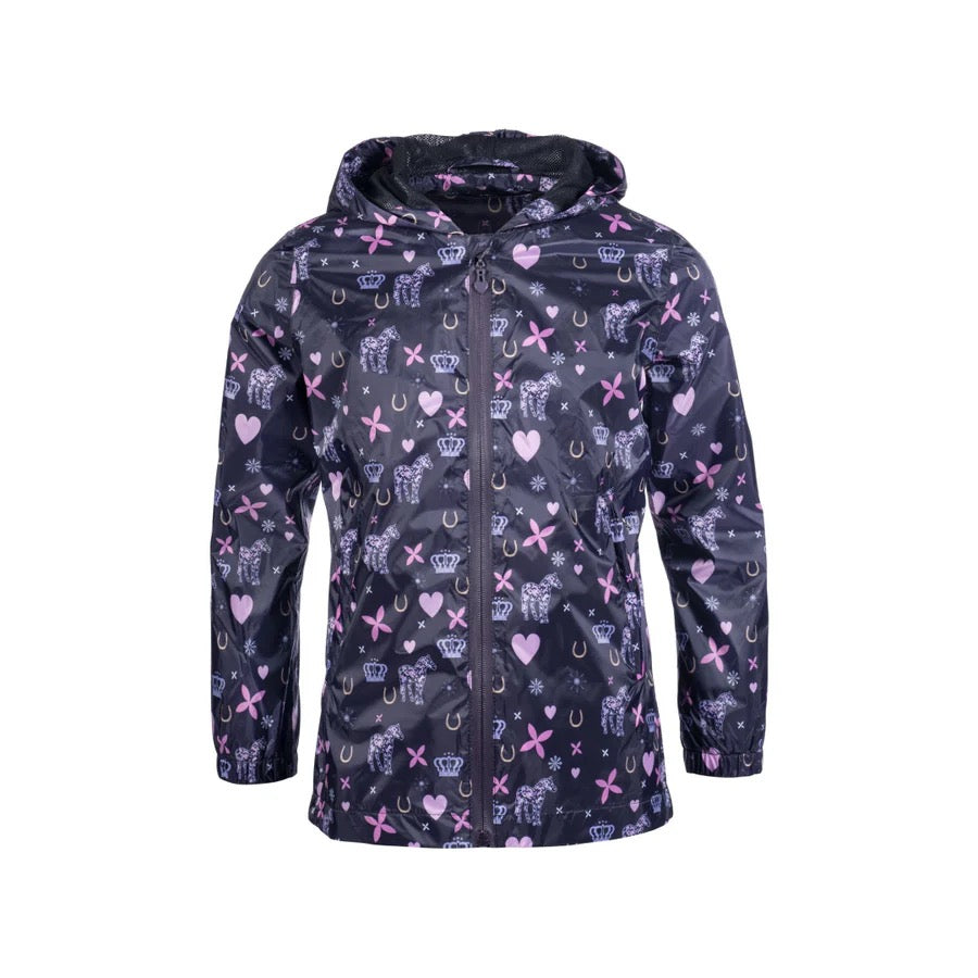 HKM Rain Jacket-Lola-Dark Lilac-/Age 2-4