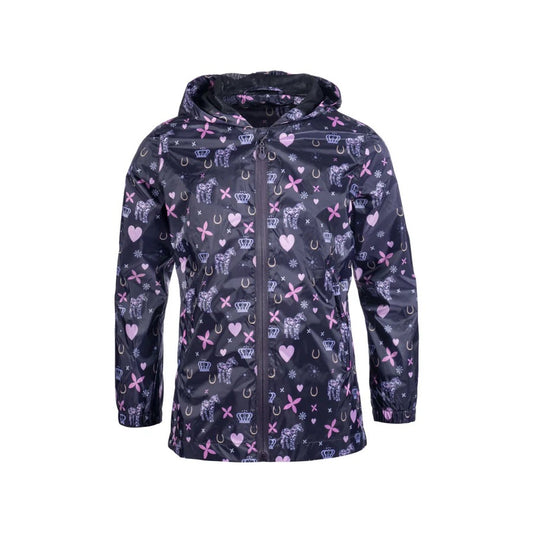 HKM Rain Jacket-Lola-Dark Lilac-/Age 2-4