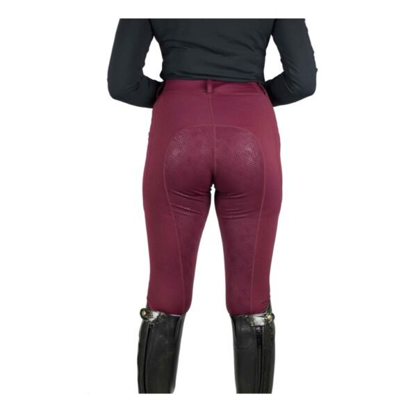 Cameo riding tights performance- Plum 36"- Size 18 - Image 3