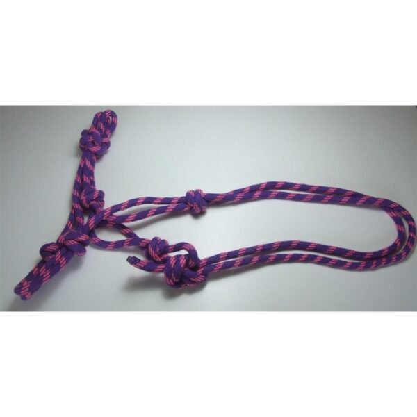 Adjustable knotted rope halter - Image 4