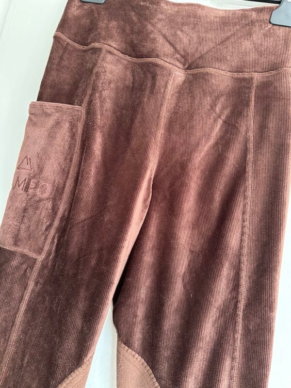 Ladies Brown Cameo Riding Tights - Size 26 - Image 4