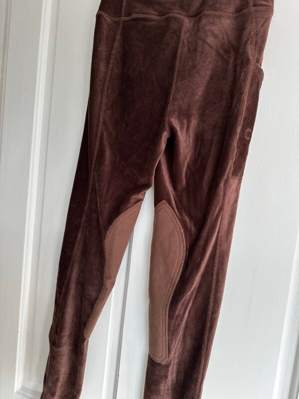 Ladies Brown Cameo Riding Tights - Size 26 - Image 5