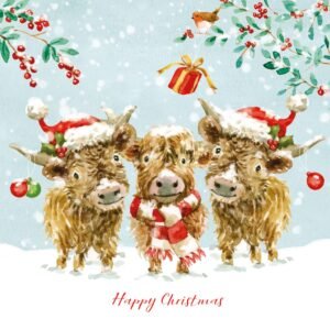 Christmas Cards: Highland Cows