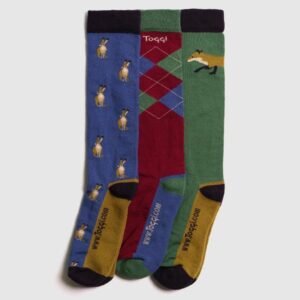 Toggi Mens Country Socks - 3 Pack (UK Size 7-11)
