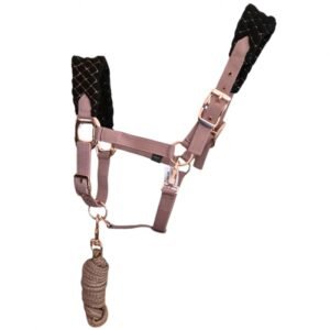 Vogue Fleece Halter with Matching Lead Rope