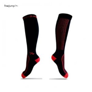 Freejump Technical Riding Socks-Black/Red-39/42