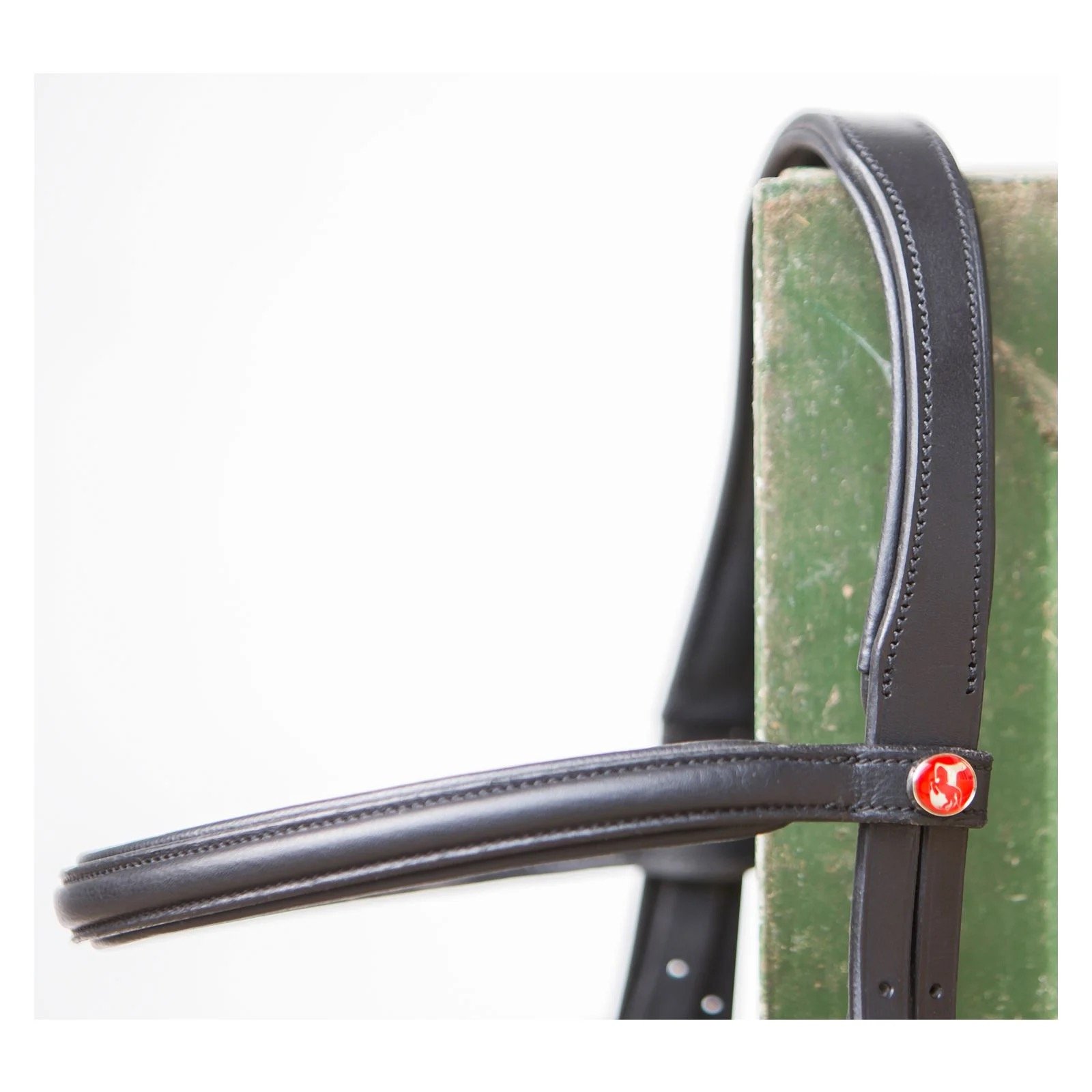 Kieffer Arezzo Snaffle Bridle-Black/Black-Full - Image 3