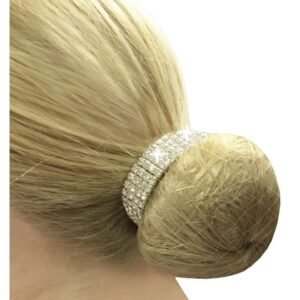 Equetech Crystal Bun Ring Scrunchie