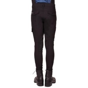 QHP Breeches Swen Junior leg grip-Black-164
