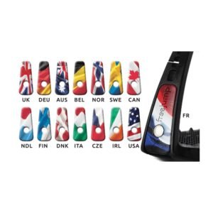 Pins for the Freejump Soft Up Lite Stirrups-USA Flag