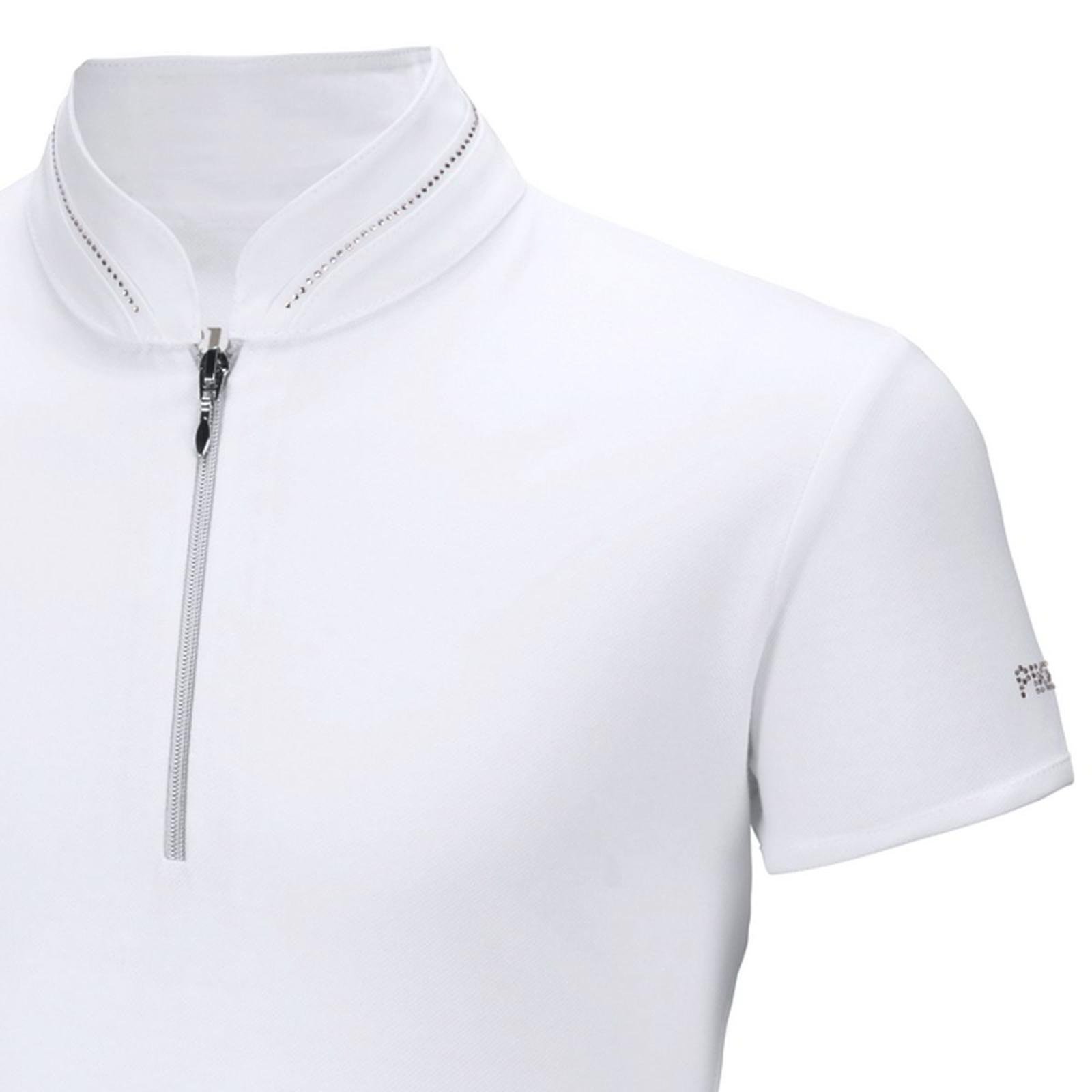 Pikeur Lynn Junior Girls Competition Shirt-White-146 - Image 2