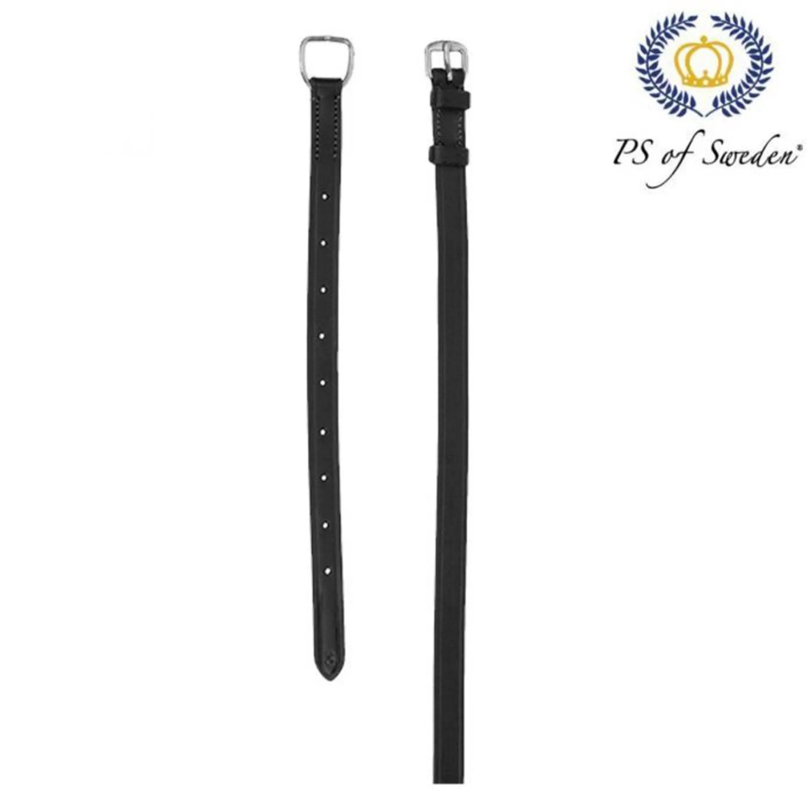 PS of Sweden Throatlatch Flat with Dark Stiches-Brown Leather-Full