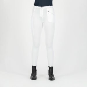 Euro-Star ERJoy Full Grip Kids Riding Breeches-White-122
